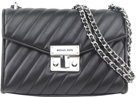 michael michael kors rose quilted faux leather shoulder bag|Michael Kors shoulder crossbody bag.